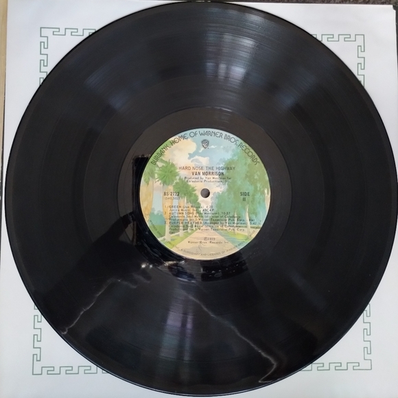 COPY - Van Morrison "Hard Nose The Highway" Vintage Vinyl Record - Picture 4 of 4